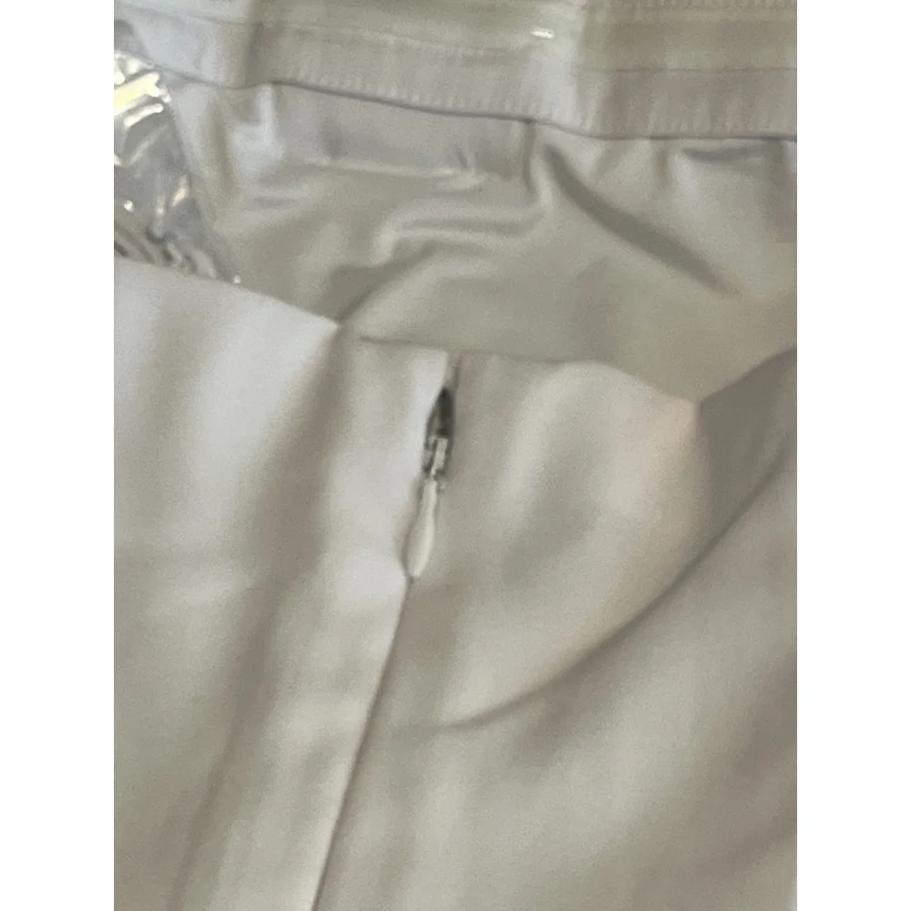 Abercrombie & Fitch White Maxi Bow Front Dress Medium